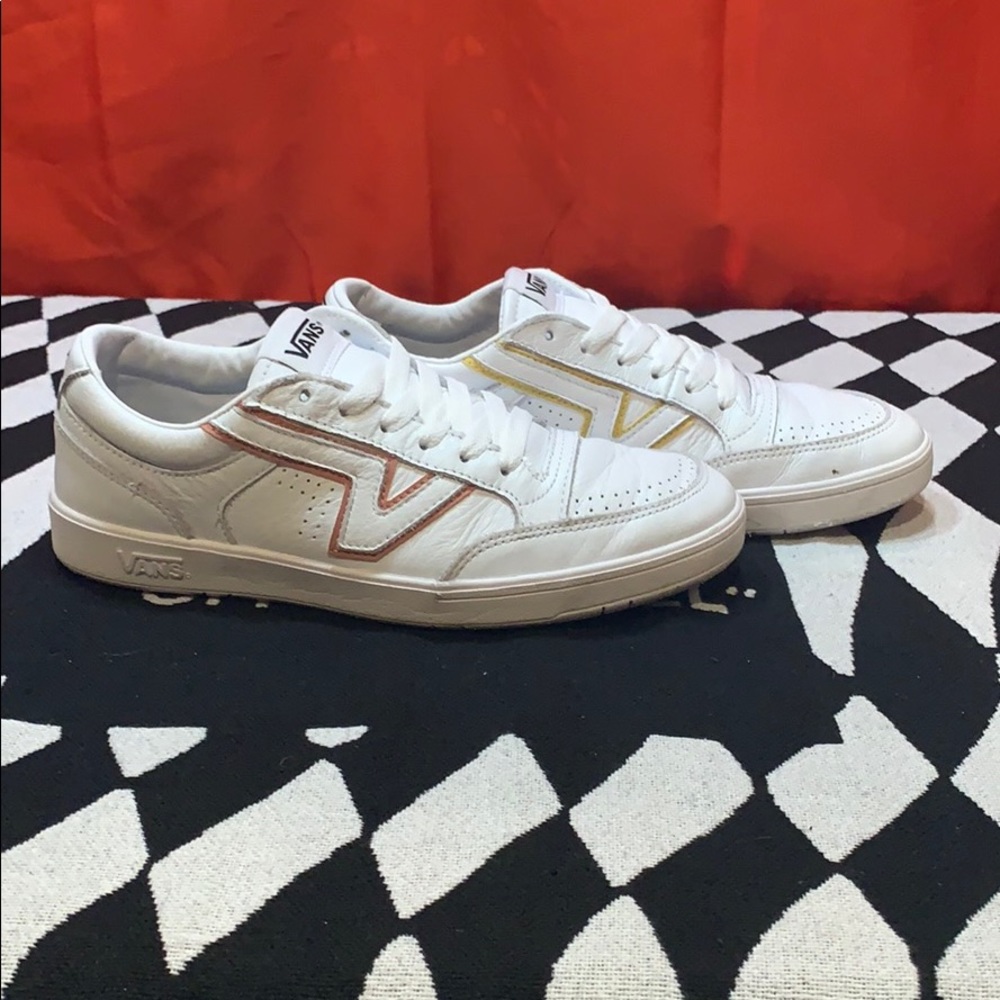 Vans Leather Lowland CC True White/Multicolored